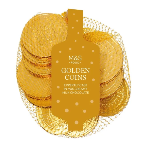 Przejdź do produktu Marks & Spencer Milk Chocolate Golden Coins 80g