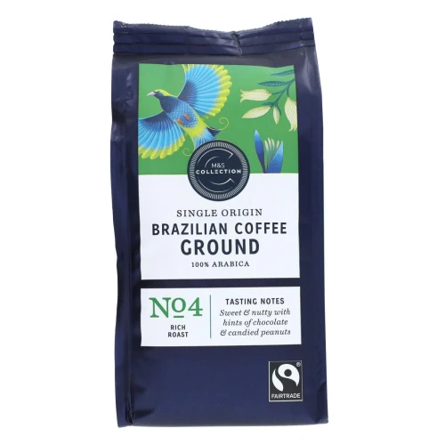Przejdź do produktu Marks & Spencer Fairtrade Single Origin Brazilian GROUND Coffee 227g