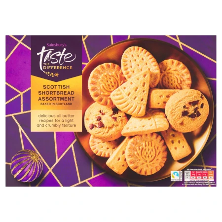 Sainsbury's Shortbread Assortment All Butter Recipe, Taste the Difference 400g.jpg