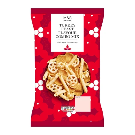 M&S Christmas Turkey Feast Snack Combo Mix.webp