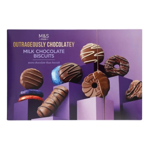Przejdź do produktu Marks & Spencer Milk Chocolate Biscuits Outrageously Chocolatey 450g