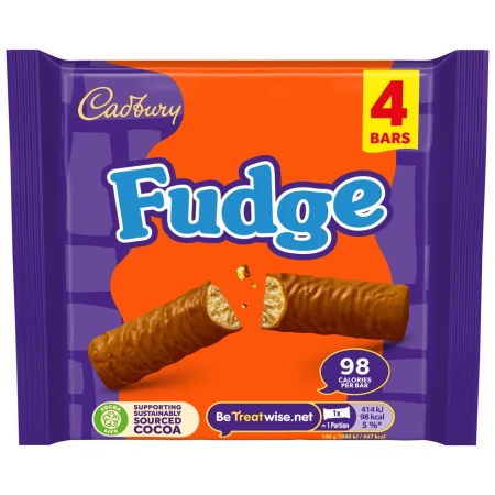 Cadbury Fudge Chocolate Bar Multipack.webp