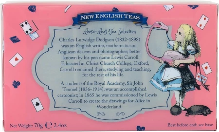 New English Teas Alice in Wonderland Pink 3x Mini Tea Tins English Breakfast, English Afternoon & Earl Grey 5.jpg
