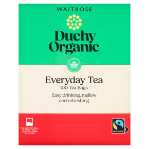 Przejdź do produktu Waitrose Duchy Organic Everyday Black Tea 100 Tea Bags 250g