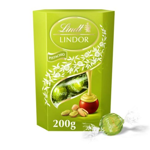 Przejdź do produktu Lindt Lindor Pistachio Milk Chocolate Truffles Box 200g