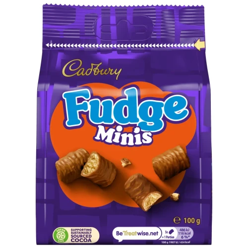 Przejdź do produktu Cadbury Fudge Minis 100g