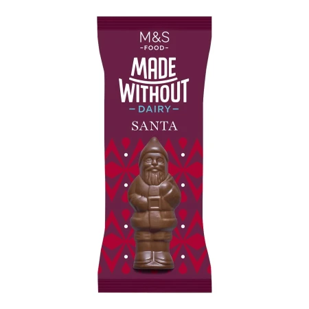 M&S Made Without Dairy Chocolate Santa 2.webp