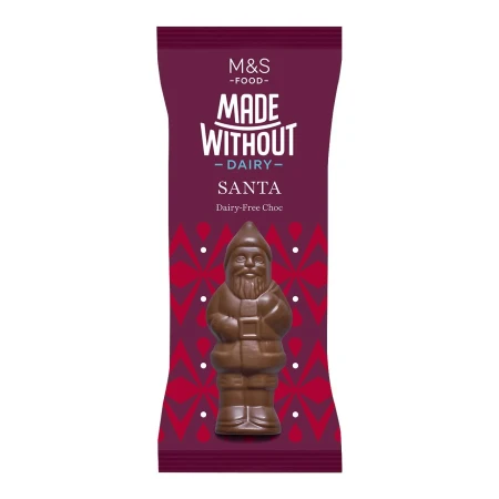 M&S Made Without Dairy Chocolate Santa.webp