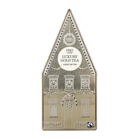 Marks & Spencer Luxury Gold Tea 40 Tea Bags Light Up Tin  1.webp