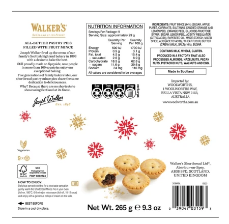 Walker's 9 Shortbread Mini Mince Pies 265g 5.jpg