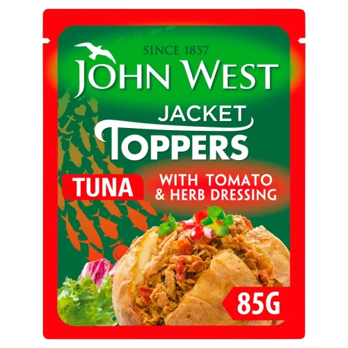 Przejdź do produktu John West Jacket Toppers Tuna With Tomato & Herb Dressing 85g
