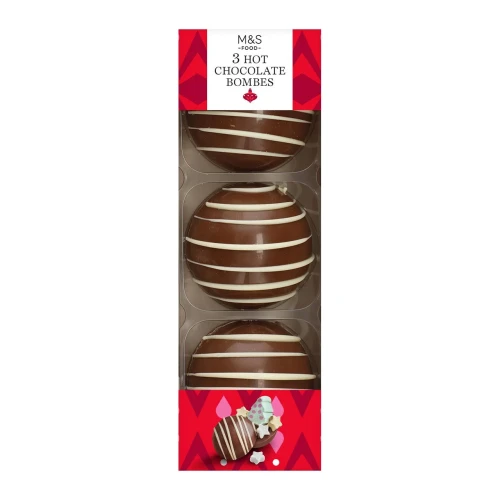 Przejdź do produktu Marks & Spencer 3 Hot Chocolate Bombes with Marshmallows 150g