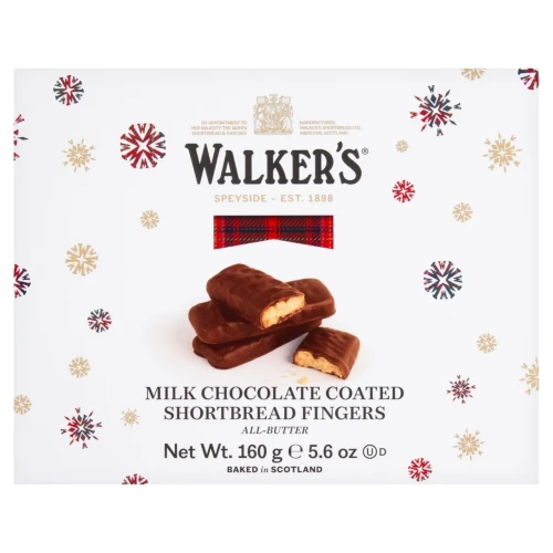 Przejdź do produktu Walker's Shortbread All Butter Milk Chocolate Shortbread Fingers 160g