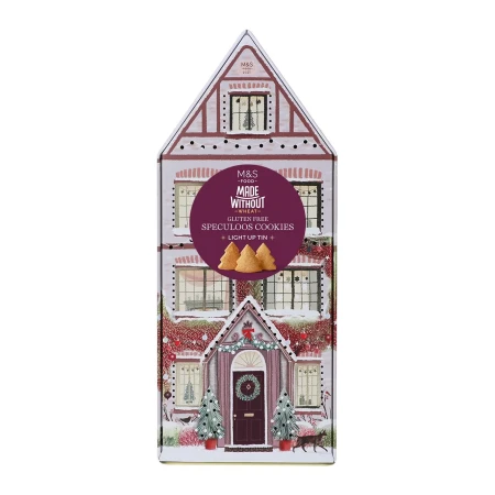 M&S Made Without Speculoos Cookies Tin.webp