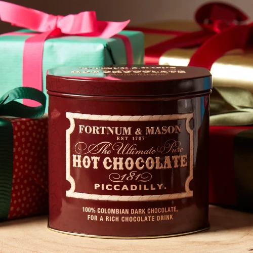 Przejdź do produktu Fortnum & Mason Ultimate 100% Dark Rich Colombian Hot Chocolate Tin 300g