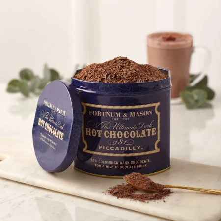 Fortnum & Mason Ultimate Dark Hot Chocolate, Vegan, 300g 5.webp