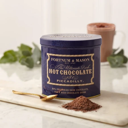 Fortnum & Mason Ultimate Dark Hot Chocolate, Vegan, 300g 4.webp