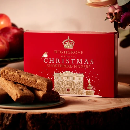 Przejdź do produktu Highgrove Organic Christmas Shortbread Fingers with Hint of Cinnamon & Orange 170g