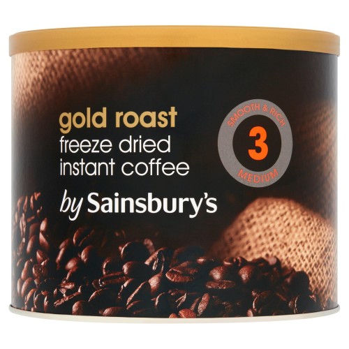 Przejdź do produktu Sainsbury's Gold Roast Smooth & Rich Instant Coffee 500g