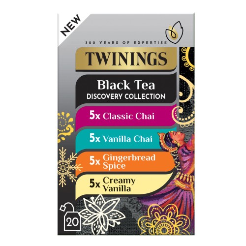 Przejdź do produktu Twinings Black Tea Discovery Collection 20 Tagged Tea Bags 40g