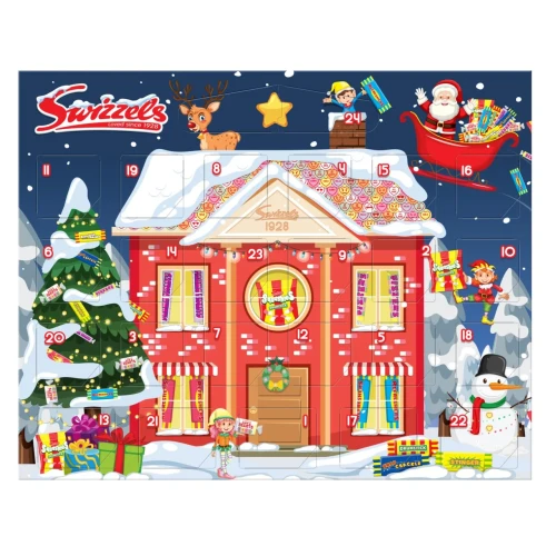 Przejdź do produktu Swizzels Advent Calendar with the Assortment of Family Favourite Sweets 220g