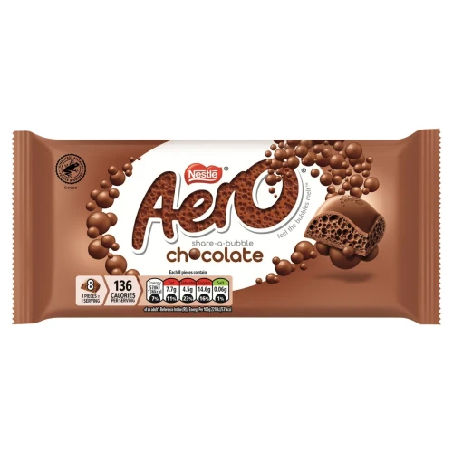 Przejdź do produktu Nestle Aero Milk Chocolate Sharing Bar 90g