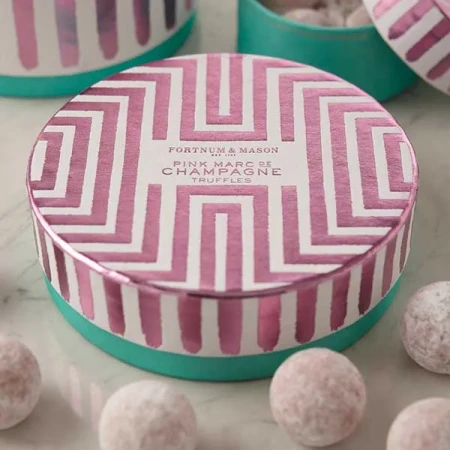 Fortnum & Mason Pink Marc de Champagne Chocolate Truffles 125g 2.webp