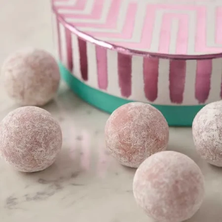 Fortnum & Mason Pink Marc de Champagne Chocolate Truffles 125g.webp