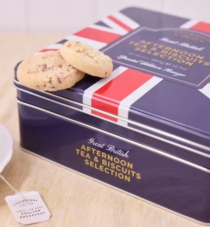 Cartwright & Butler Union Jack Afternoon Tea & Biscuits Selection Tin 390g 2.webp