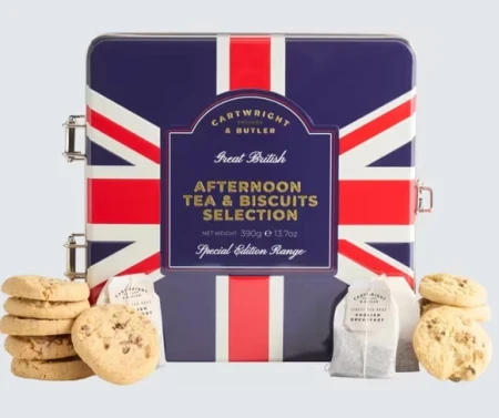 Cartwright & Butler Union Jack Afternoon Tea & Biscuits Selection Tin 390g 4.webp