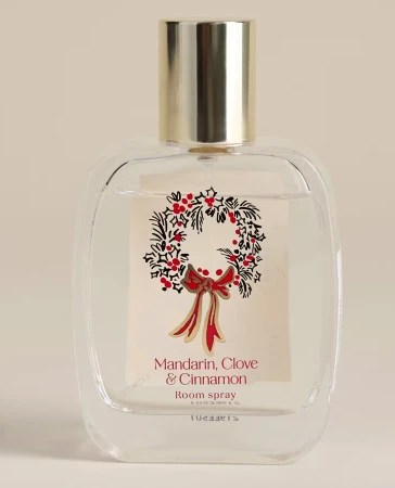 Marks & Spencer Mandarin, Clove & Cinnamon Room Spray Bottle 1.webp