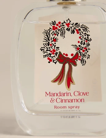 Marks & Spencer Mandarin, Clove & Cinnamon Room Spray Bottle 2.webp