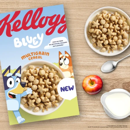 Kellogg's Bluey Toffee Flavour Rice, Wholegrain Oat & Maize Breakfast Cereal 350g 3.webp