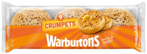 Przejdź do produktu Warburtons Crumpets 9 x 55g - ŚWIEŻY PRODUKT - ZOBACZ OPIS