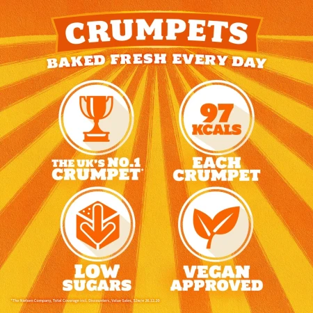 Warburtons Crumpets 9 PER PACK 3.webp