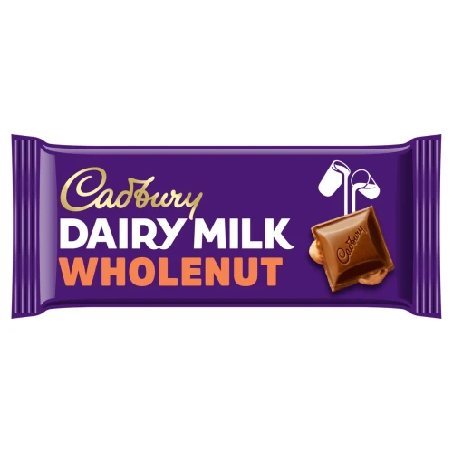 Przejdź do produktu Cadbury Dairy Milk Wholenut Chocolate Bar 120g
