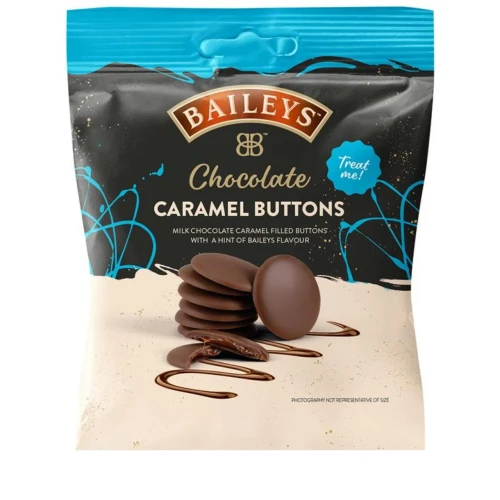 Przejdź do produktu Baileys Milk Chocolate Caramel Filled Buttons & Hint of Baileys Flavour 90g