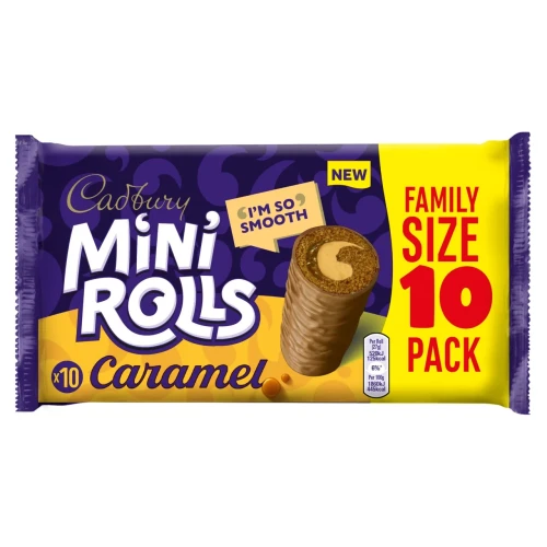 Przejdź do produktu Cadbury Caramel Mini Rolls x 10 