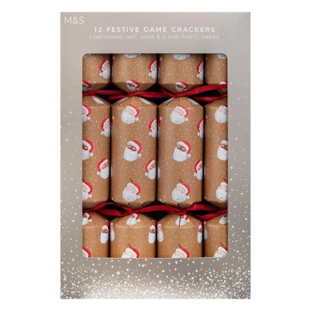 M&S Santa Festive Game Christmas Crackers.webp
