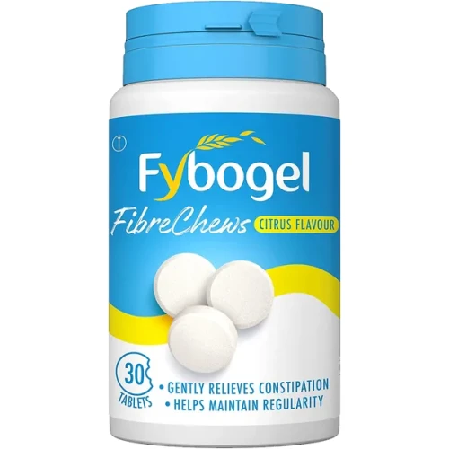 Przejdź do produktu Fybogel FibreChews Citrus Chewable Constipation Fibre 30 Tablets