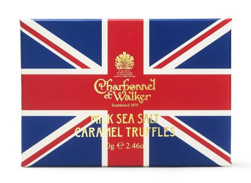 Przejdź do produktu Charbonnel et Walker Union Jack Milk Sea Salt Caramel Truffles 70g