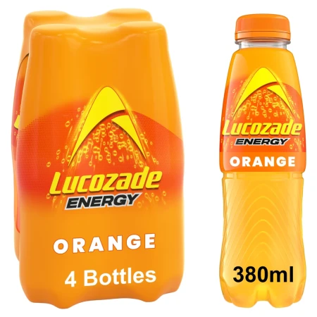 Lucozade Energy Drink Orange 4 x 380ml.webp