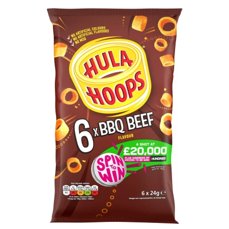 Hula Hoops BBQ Beef Multipack Crisps.webp