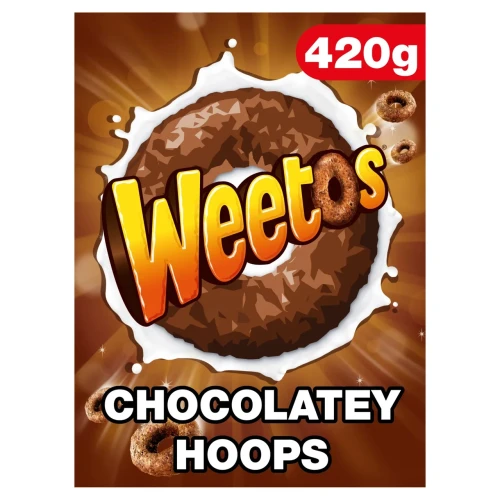 Przejdź do produktu Weetabix Weetos Chocolatey Wheat Hoops 420g