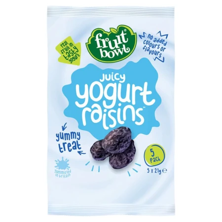Fruit Bowl Raisin Yogurt Flakes 5 x 21g.webp