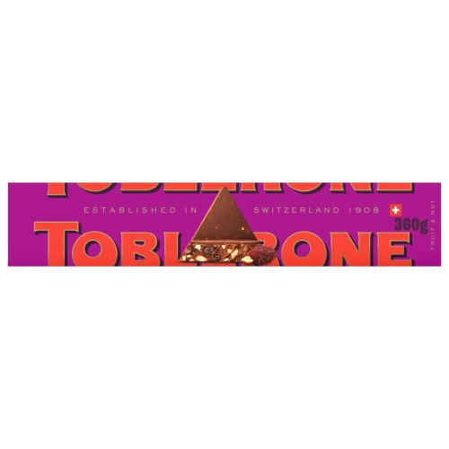 Przejdź do produktu Toblerone Fruit & Nut Chocolate Bar 360g