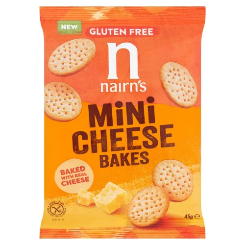 Przejdź do produktu Nairn's Gluten Free Mini Cheese Bakes Baked with Real Cheese 45g