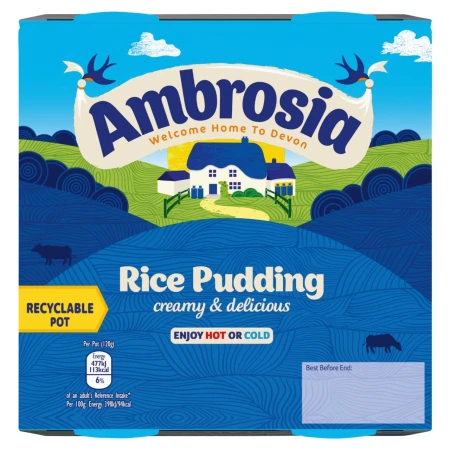 Ambrosia Rice Pudding Pots 4 x 120g 1.webp