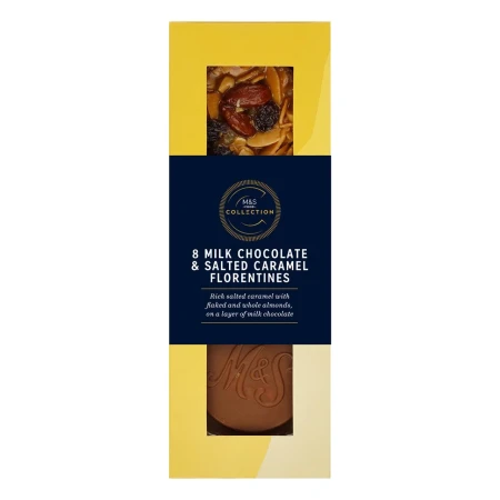 M&S Collection Milk Chocolate & Salted Caramel Florentines.webp