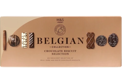 Przejdź do produktu Marks & Spencer Belgian Chocolate Biscuit Selection 150g